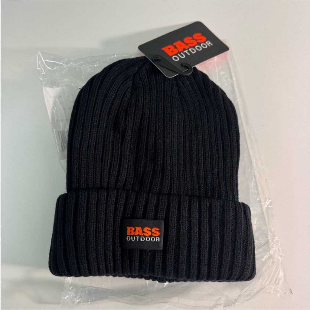 Bass Outdoor Black Knit Beanie